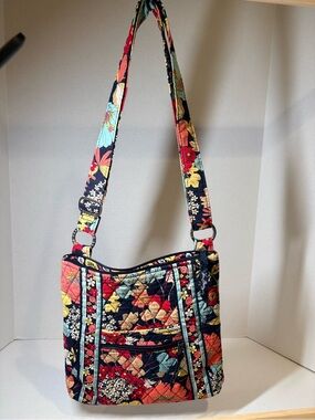 Vera Bradley ‘Happy Snails’ Floral Quilted Crossbody Bag